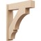 Ekena Millwork 8-in W x 32-in D x 38-in H Balboa Block Rough Cedar Woodgrain TimberThane Outlooker, Primed Tan OUTUR080X32X38BOA44RCPR - alternate 1